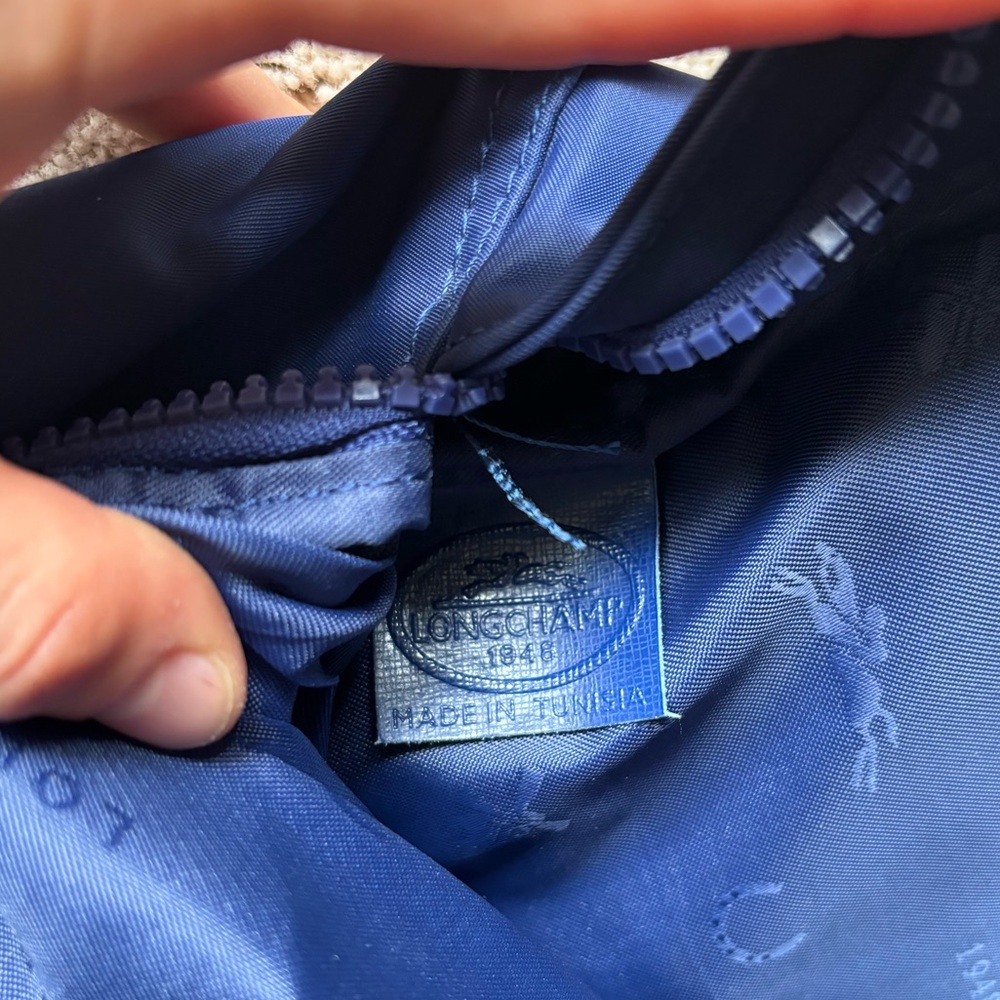 Longchamp Le Pliage Neo Medium Nylon Backpack - Blue